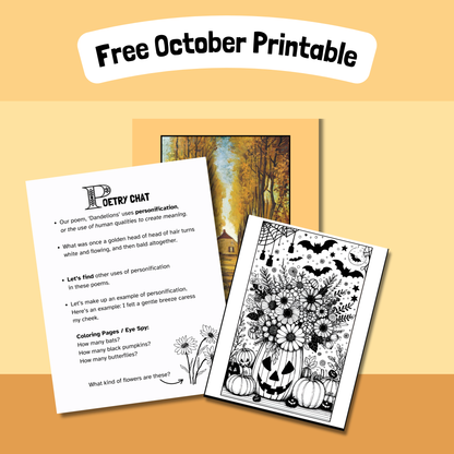 FREE Dementia-Friendly October Printable (PDF Download)